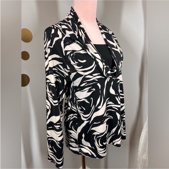 EUC Jones New York Drape Neck Top - Picture 4 of 10